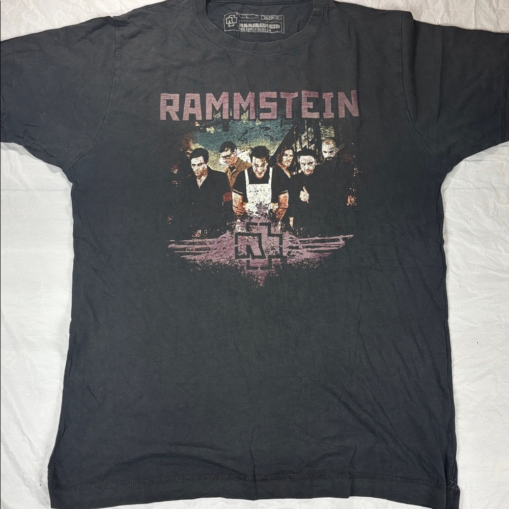 RAMMSTEIN 2010 TOUR BLACK T SHIRT